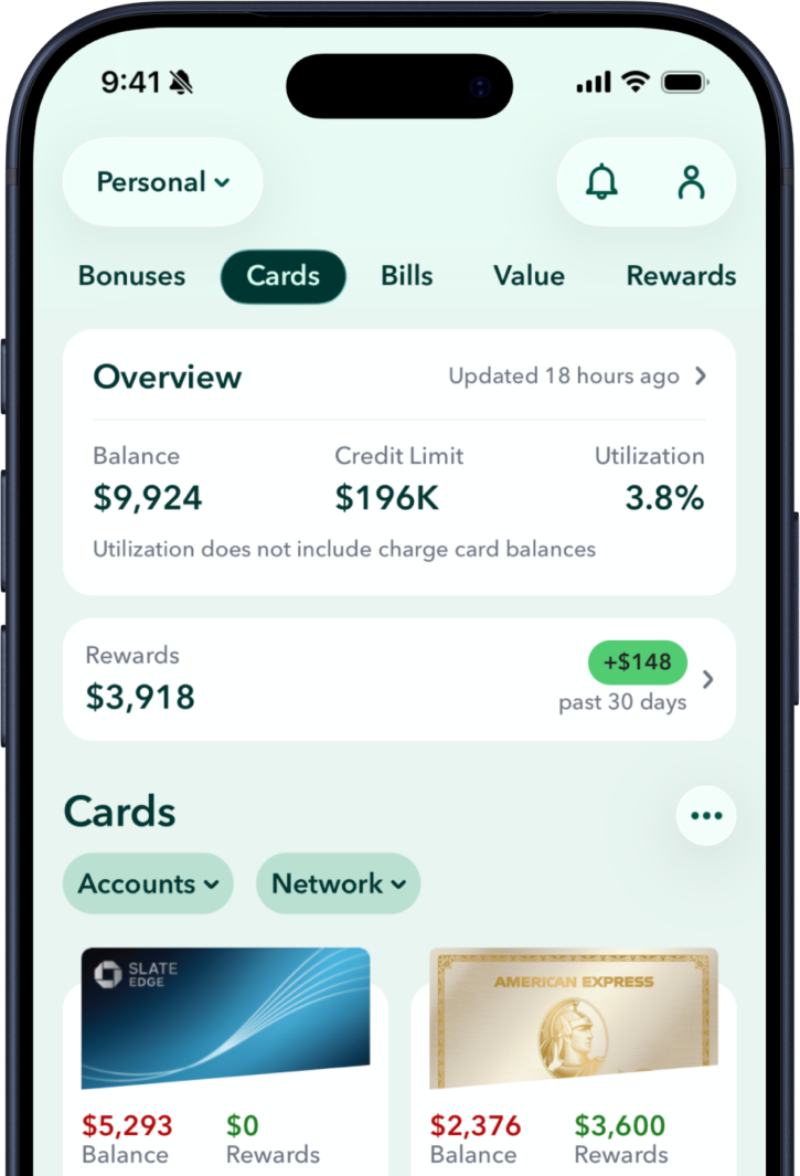MaxRewards mobile app screenshot